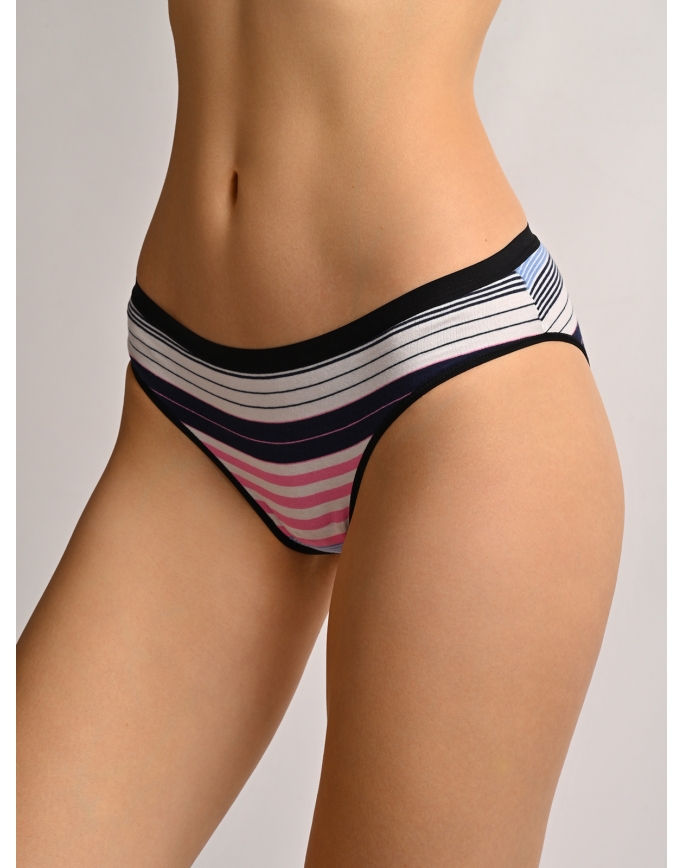 Женские трусы слипы в полоску (Арт. 4163LUF) Женские трусы слипы в полоску (Арт. 4163LUF)